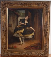 Lot 711 - 19th century Continental school - The Flamenco,...