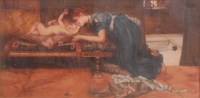 Lot 730 - Circa 1900 continental school - Interior study...