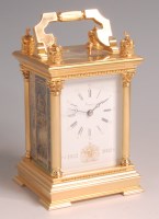 Lot 760 - The Asprey Golden Jubilee clock, to...