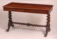 Lot 776 - An early Victorian rosewood side table, having...