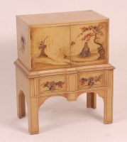 Lot 790 - A Waring & Gillows Japan lacquered dwarf...