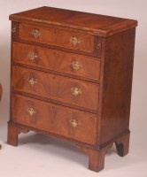 Lot 792 - A walnut bachelors chest, in the Queen Anne...