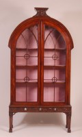 Lot 793 - A Regency mahogany bookcase on associated...