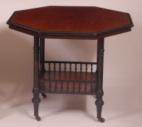Lot 798 - A late Victorian Aesthetic Movement ebonised...