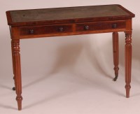 Lot 805 - A 19th century mahogany writing table, in the...