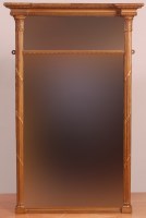 Lot 820 - A 19th century giltwood and gesso pier glass,...