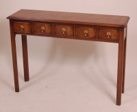 Lot 822 - An 18th century style figured walnut and...