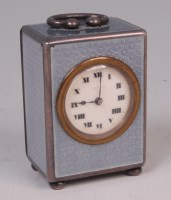 Lot 768 - An early 20th century silver and guilloche...