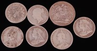 Lot 48 - Great Britain, 1900 crown, Victoria 'veil head'...