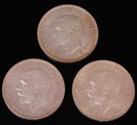Lot 51 - Great Britain, 1935, crown, George V 'bare...