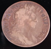 Lot 8 - Great Britain, 1701, half crown, William III...