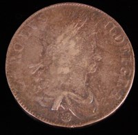 Lot 24 - Great Britain, 1662 crown Charles II 'laureate...