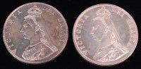 Lot 25 - Great Britain, 1887, double florin, Victoria...