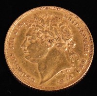 Lot 116 - Great Britain, 1821, gold full sovereign,...