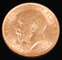 Lot 120 - Great Britain, 1912, gold full sovereign,...