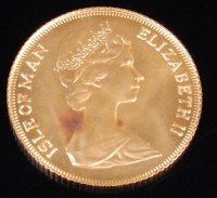 Lot 151 - Great Britain, 1979 Manx gold half sovereign,...