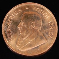 Lot 153 - South Africa, 1981 gold krugerrand, Obv....