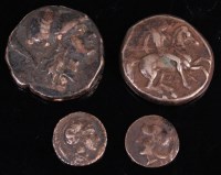 Lot 168 - Four ancient Greek silver coins to include;...