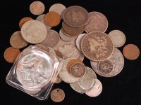 Lot 186 - Mixed lot of coins from USA to include; 1987...
