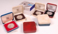 Lot 217 - Great Britain, 8 various silver proof...