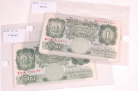 Lot 254 - Great Britain, 15x B273 O'Brien one pound...