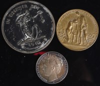 Lot 286 - A group of three medals to include Hosaeus...