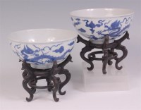Lot 661 - A pair of 18th century Chinese porcelain...