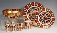 Lot 76 - A Royal Crown Derby bone china octagonal bowl,...