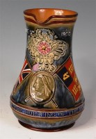 Lot 88 - A Doulton Lambeth stoneware jug, in...