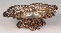 Lot 149 - A late Victorian silver bonbon dish, having...