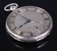 Lot 174 - A Robert Molyneux of London silver pocket...