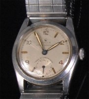 Lot 188 - A Rolex Oyster Speed King boys size steel...