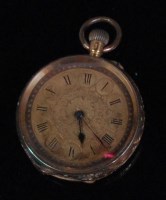 Lot 193 - An early 20th century 18ct gold cased ladies...