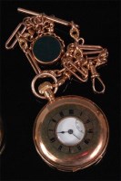 Lot 216 - A George V 9ct gold cased gents half hunter...