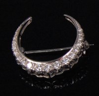 Lot 243 - A contemporary 18ct white gold and diamond set...