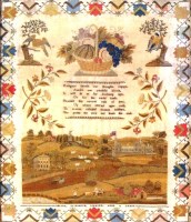 Lot 260 - An early 19th century finely worked picture...