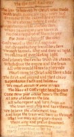 Lot 261 - An early Victorian needlework verse sampler...