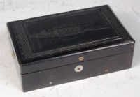 Lot 279 - A circa 1900 French bakelite cased travelling...
