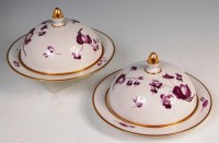 Lot 69 - A pair of Worcester Barr-Flight-Barr muffin...