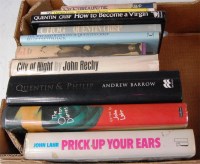 Lot 6 - Small box, Quentin CRISP, The Naked Civil...