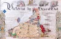Lot 242 - A Victorian Identure later decorated by Angus...