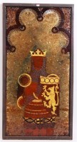 Lot 258 - Angus McBean - a glass and metal window panel,...