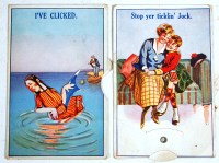 Lot 99 - Mechanical interest - seaside card 'I've...