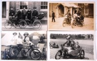 Lot 111 - Motorcycle interest - assorted cards to...