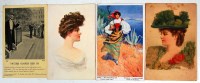 Lot 127 - Mixed interest - assorted colour cards and...
