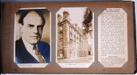 Lot 143 - Broadcast album depicting photographic cards...