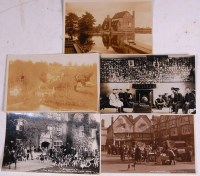 Lot 245 - Worcestershire interest - 5 real photographs...