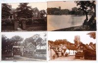 Lot 396 - Framlingham interest - four real photographs...