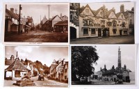 Lot 316 - Wiltshire interest - five real photographs to...