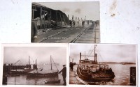 Lot 434 - Harwich interest - three real photographs to...
